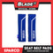 Sparco Seat Belt Pads, Shoulder Pads Set of 2pcs SPC1200 (Blue)