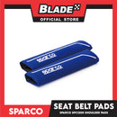 Sparco Seat Belt Pads, Shoulder Pads Set of 2pcs SPC1200 (Blue)