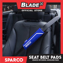 Sparco SPC1201XL Shoulder Pad, Set of 2 (Black/Blue)