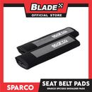Sparco Seat Belt Pads, Shoulder Pads Set of 2pcs SPC1202 (Black/Grey)