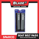 Sparco Seat Belt Pads, Shoulder Pads Set of 2pcs SPC1202 (Black/Grey)