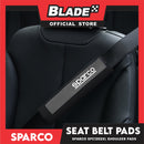 Sparco SPC1202XL Shoulder Pad, Set of 2 (Black/Grey)