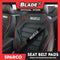 Sparco Seat Belt Pads, Shoulder Pads Set of 2pcs SPC1204BK (Black)