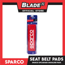 Sparco Seat Belt Pads, Shoulder Pads Set of 2pcs SPC1204RD (Red)