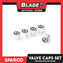 Sparco Tire Valve Caps 5pcs SPC1417A