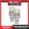 Sparco Led Smd Bulbs SPL123 T16-T15 W16W (Set of 2) for Back-up, Turning, Brake & Fog Light