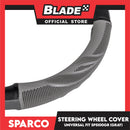 Sparco Corsa Steering Wheel Cover SPS100GR (Gray) for Toyota, Mitsubishi, Honda, Hyundai, Ford, Nissan, Suzuki, Isuzu, Kia, MG and more