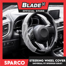 Sparco Corsa Steering Wheel Cover SPS100GR (Gray) for Toyota, Mitsubishi, Honda, Hyundai, Ford, Nissan, Suzuki, Isuzu, Kia, MG and more