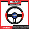 Sparco Steering Wheel Cover SPS104 (Red/Black) for Toyota, Mitsubishi, Honda, Hyundai, Ford, Nissan, Suzuki, Isuzu, Kia, MG and more