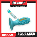 Doggo Squeaker Thick Rubber Material for Pet Teeth Cleaning, Chewing, Fetching (Green)