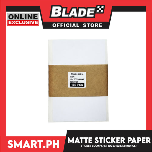 100pcs. Waybill Paper Sticker Book Paper 5mm 102x152