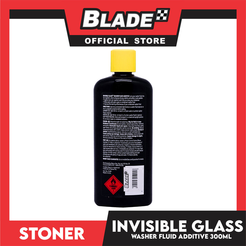 Stoner 91319 Invisible Glass Rain Repellent Washer Fluid Additive 300ml
