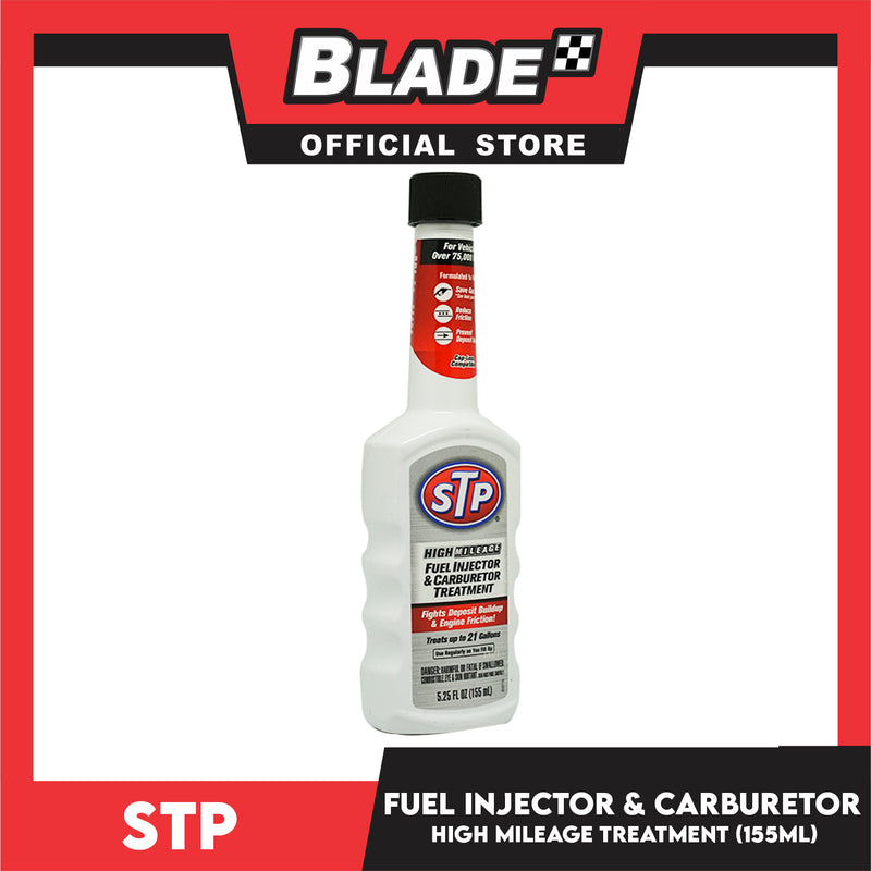 Stp Fuel Injector & Carburetor Treatment 155mL Reduce Buildup & Engine Friction Up to 21 Gal.