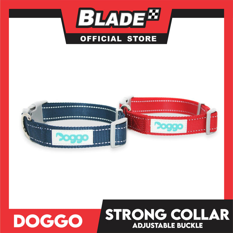 Doggo Strong Collar Large Size (Red) Soft And Durable Collar for Your Dog