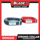 Doggo Strong Collar Small Size (Red) Soft And Durable Collar for Your Dog