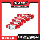 Doggo Strong Collar Medium Size (Red) Soft And Durable Collar for Your Dog