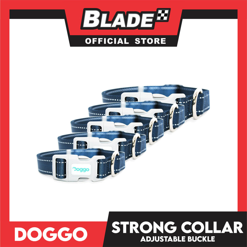 Doggo Strong Collar Large Size (Blue) Soft And Durable Collar for Your Dog