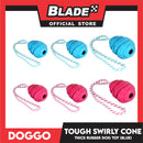 Doggo Tough Swirly Cone Design Blue (Small)