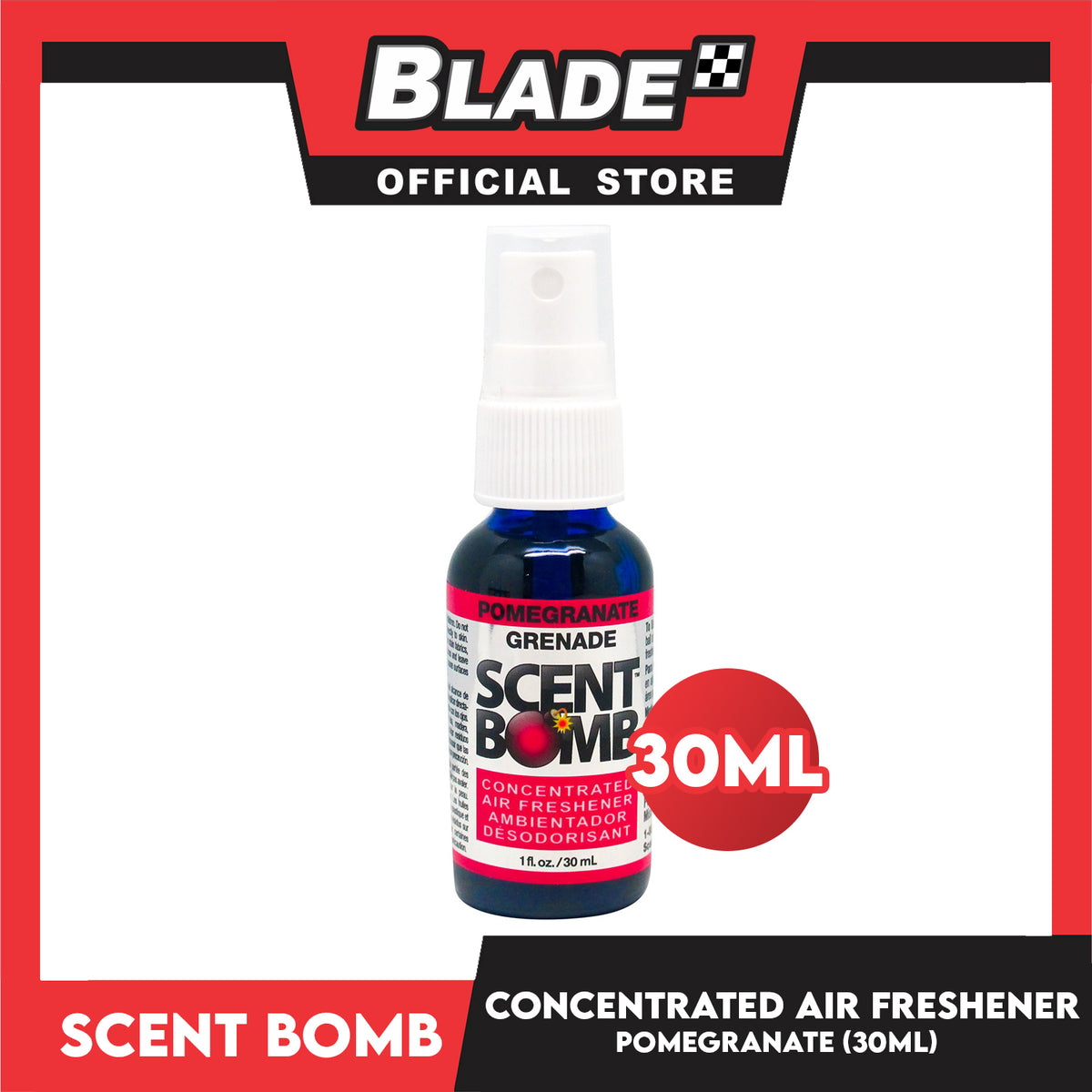 Scent Bomb Concentrated Air Freshener Pomegranate 30mL Spray