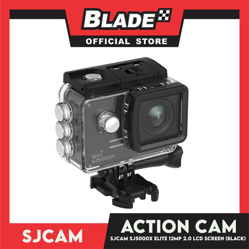 Sjcam SJ5000X Elite Gyro Anti-Shake 12MP 2.0 LCD Screen Action Sports Camera (Black)