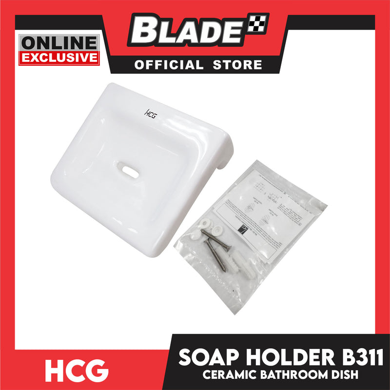 HCG Soap Holder B311 Ceramic Bathroom Dish