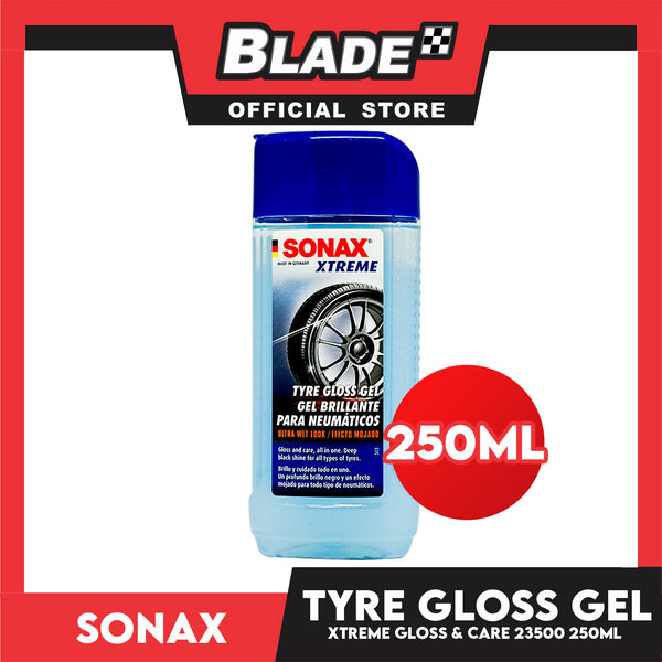 Sonax Xtreme Tyre Gloss Gel 235 100-544 250mL Deep Black Shine For All Types of Tyres