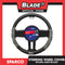Sparco Steering Wheel Cover SPC1101L (Gray/Black) for Toyota, Mitsubishi, Honda, Hyundai, Ford, Nissan, Suzuki, Isuzu, Kia, MG and more