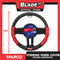 Sparco Steering Wheel Cover SPC1102L (Red/Black) for Toyota, Mitsubishi, Honda, Hyundai, Ford, Nissan, Suzuki, Isuzu, Kia, MG and more