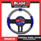 Sparco Steering Wheel Cover SPC1105 (Blue/Grey) for Toyota, Mitsubishi, Honda, Hyundai, Ford, Nissan, Suzuki, Isuzu, Kia, MG and more