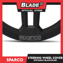 Sparco Steering Wheel Cover SPC1108AZ (Black/Blue) for Toyota, Mitsubishi, Honda, Hyundai, Ford, Nissan, Suzuki, Isuzu, Kia, MG and more