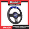 Sparco Steering Wheel Cover and Shoulder Pads SPC1111AZ (Black/Blue) for Toyota, Mitsubishi, Honda, Hyundai, Ford, Nissan, Suzuki, Isuzu, Kia, MG and more