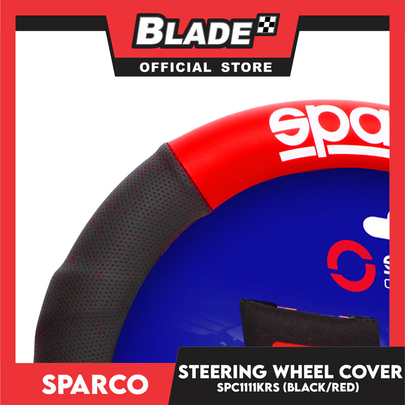 Sparco Steering Wheel Cover and Shoulder Pads SPC1111KRS for Toyota, Mitsubishi, Honda, Hyundai, Ford, Nissan, Suzuki, Isuzu, Kia, MG and more