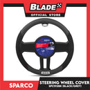 Sparco Steering Wheel Cover SPC1112BK for Toyota, Mitsubishi, Honda, Hyundai, Ford, Nissan, Suzuki, Isuzu, Kia, MG and more