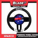 Sparco SPC1115GR Steering Wheel Cover(Black/Grey/Silver) for Toyota, Mitsubishi, Honda, Hyundai, Ford, Nissan, Suzuki, Isuzu, Kia, MG and more