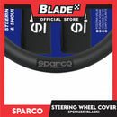 Sparco Steering Wheel Cover & Shoulder Pad SPC1116BK (Black) for Toyota, Mitsubishi, Honda, Hyundai, Ford, Nissan, Suzuki, Isuzu, Kia, MG and more