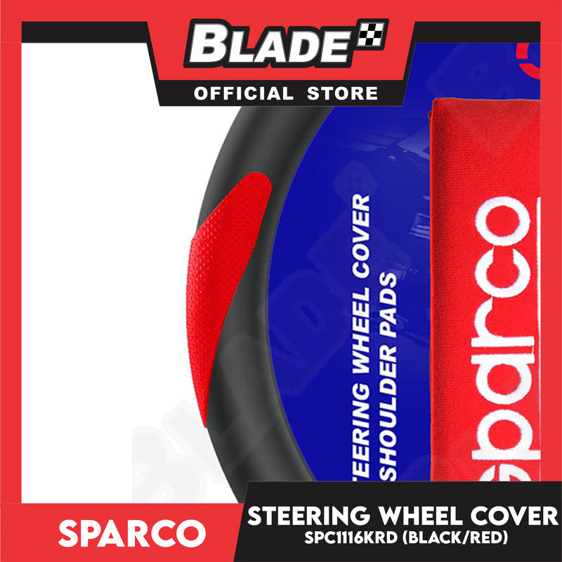 SPARCO steering wheel covers shoulder pad set universal steering wheel  protection black