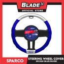 Sparco Steering Wheel Cover SPC1100 (Blue/Silver) Toyota, Mitsubishi, Honda, Hyundai, Ford, Nissan, Suzuki, Isuzu, Kia, MG and more