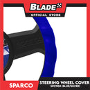 Sparco Steering Wheel Cover SPC1100 (Blue/Silver) Toyota, Mitsubishi, Honda, Hyundai, Ford, Nissan, Suzuki, Isuzu, Kia, MG and more