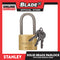 Stanley Solid Brass Long Padlock with Long Shackle 40mm Heavy Duty Security Padlock Long