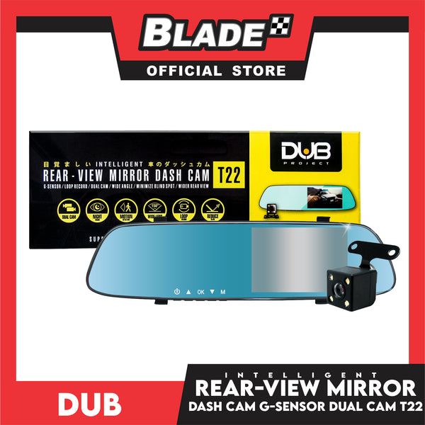 Dub Rear-View Mirror Dash Cam T22 Car Video Recorder