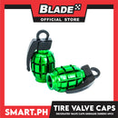 Tire Valve Cap 4pcs Granade Green