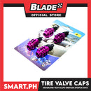 Tire Valve Cap 4pcs Granade Violet