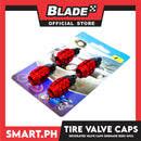 Tire Valve Cap 4pcs Granade Red