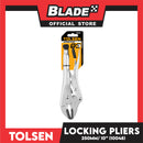 Tolsen Locking Pliers Vise Grip Flat 250mm, 10' ' 50mm Industrial Series 10048