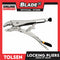 Tolsen 250mm 10'' Curved Jaw Locking Pliers with Cutter 10049