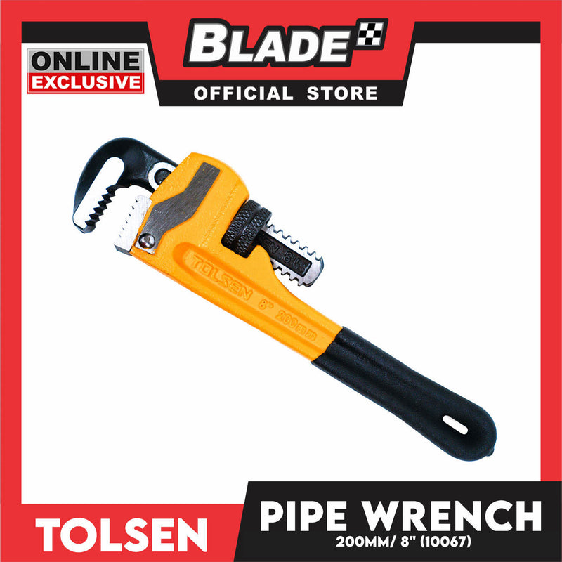Tolsen 200mm 8'' Pipe Wrench  (Industrial) 10067