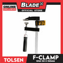 Tolsen F-Clamp with Rubber Grip and Pad Protector 10125