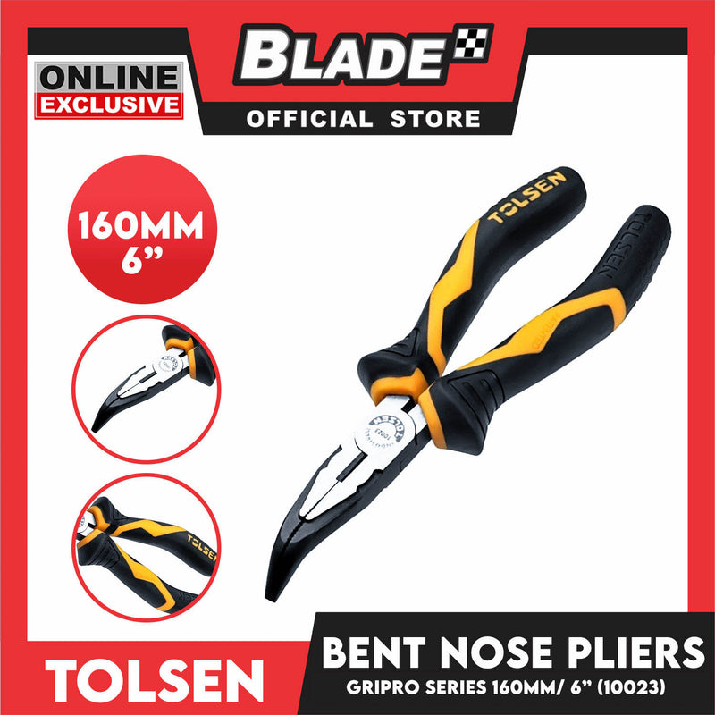Tolsen Bent Nose Pliers 160mm 6 (Industrial) 10023
