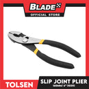 Tolsen Industrial Grade Slip Joint Pliers 160mm 6' ' Dipped Handle 10311