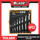 Tolsen 8pcs Double Ring Spanners Set 15077